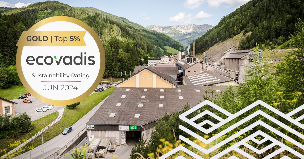 EcoVadis 'Gold' Rating for 2024 RHI Magnesita